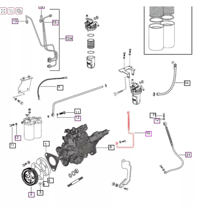 005559203B91 - PIPE Cpte Fuel Tank To Feed Pump
