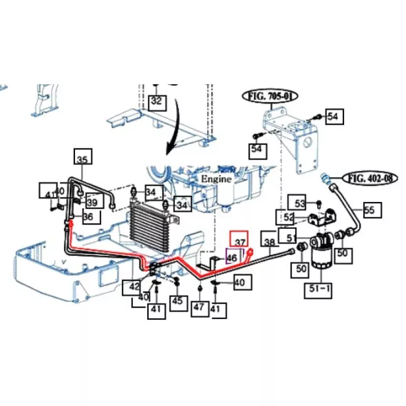 12281063201GB - PIPE Comp, Cooler Out 2