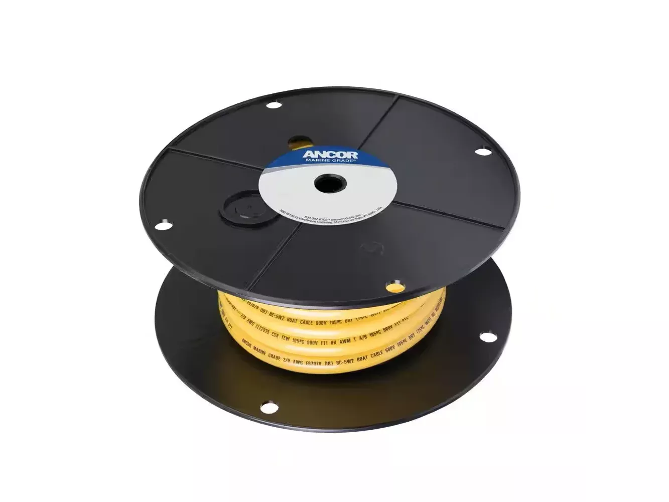 Ancor 2/0 Yellow 25ft Spool Tinned Cooper