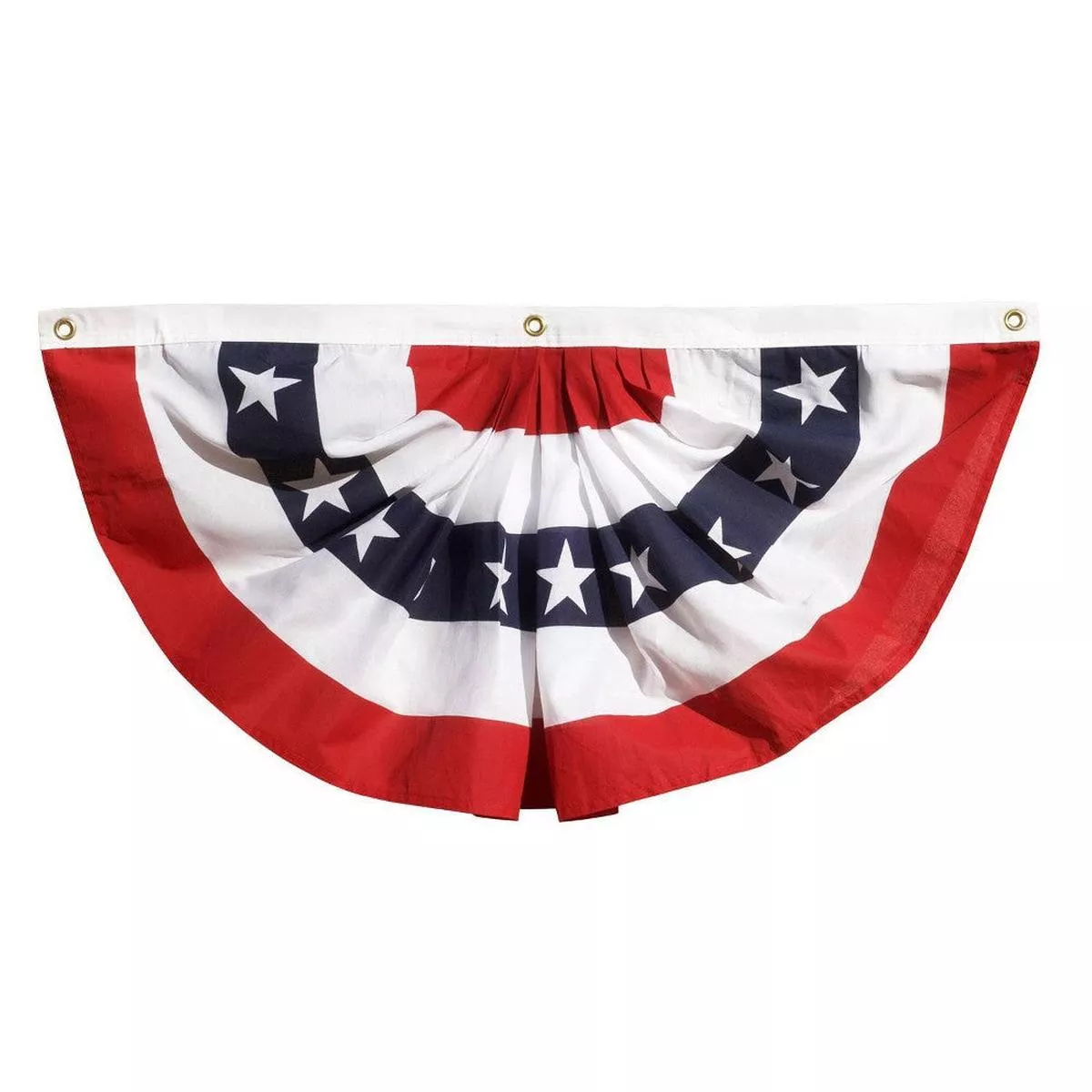 Annin Flagmakers US Fan Flag Pleated Polycotton