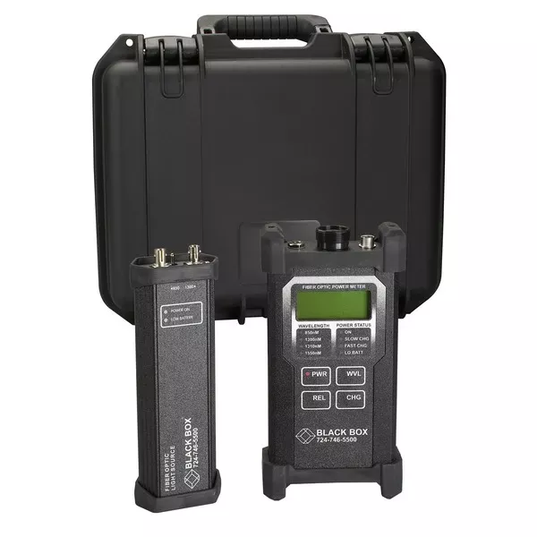 Black Box TS1300A Fiber Optic Power Meter Source Kit