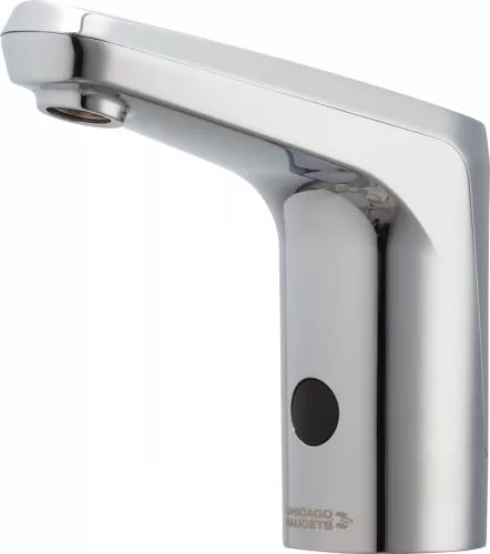 Chicago Faucets E80-A11A-11ABCP Lavatory Sink Faucet with Touch Free Operation - Noel's Plumbing Supply