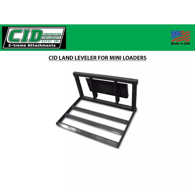CID Land Leveler for Mini Loaders