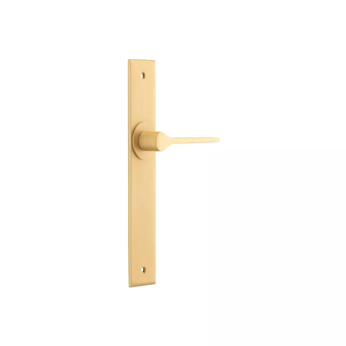 Como Lever Chamfered Brushed Brass