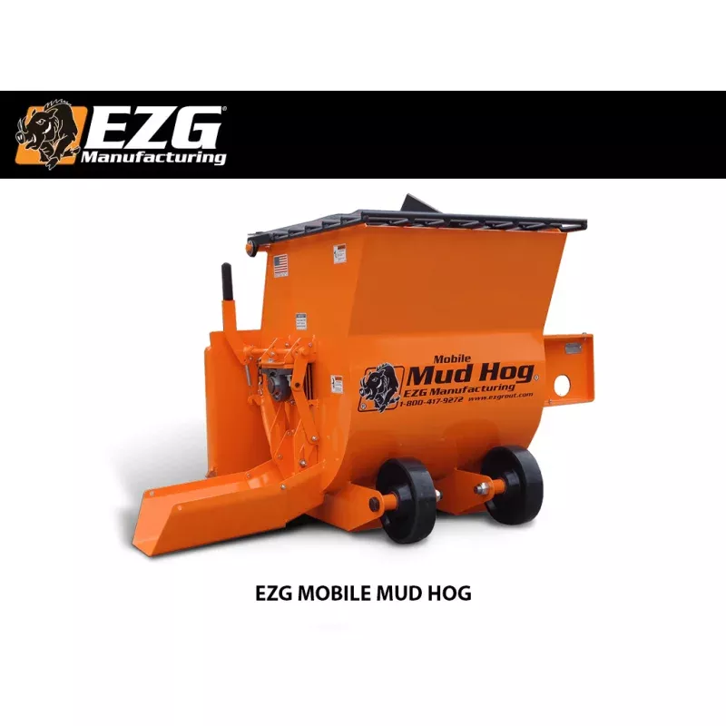 EZG mobile mud mixer for skid steer