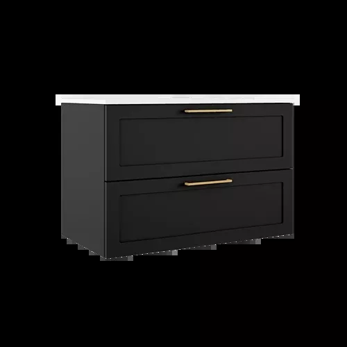 Ico - Rhythm 36 Inch Two Drawer Wall-Mounted Vanity