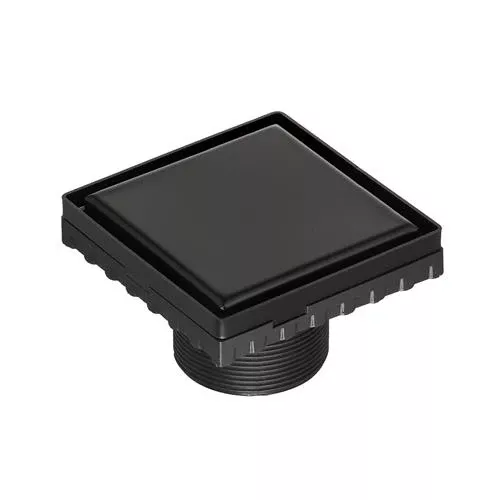 Infinity Drain - 4 x 4 Inch LS4 Solid Style Strainer-2 Inch Throat