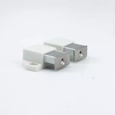 Magnetic Push Latch White (Double) - ML-30W/WHT