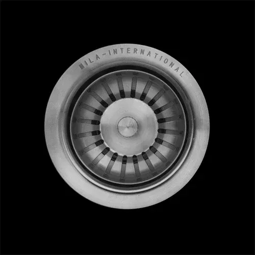 Mila - Solid Brass Sink Strainer - Satin Brushed SS