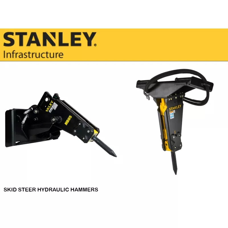 STANLEY hydraulic breakers for skid steer loaders