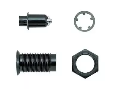 Sugatsune 252F Push Lock Fastener (Mini/Flush Type), Finish-Black