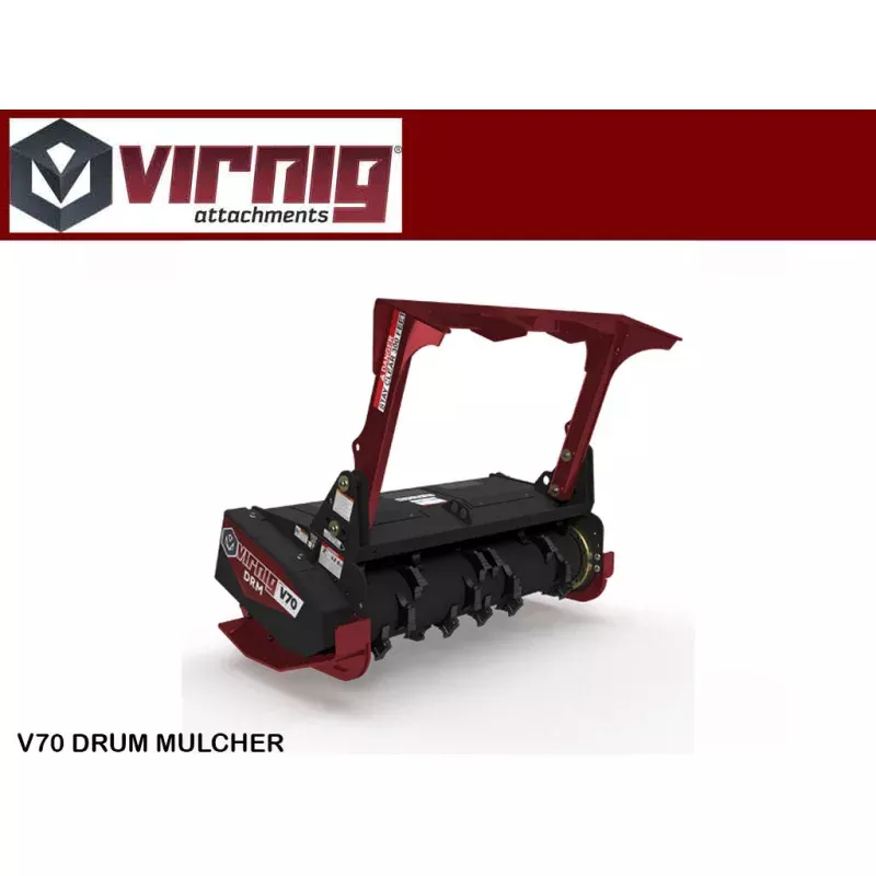 VIRNIG V70 skid steer drum mulcher