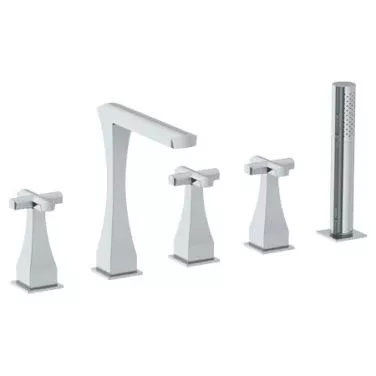 Watermark - Chelsea Deck Mounted 5 Hole Bath Set