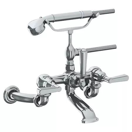 Watermark - Transitional Wall Mounted Exposed Bath Set With Hand Showe