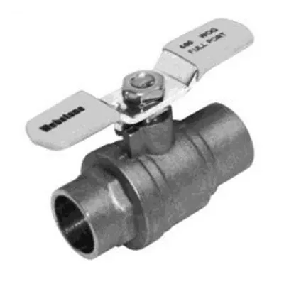 WBS51704T (Webstone) | 1 Cxc FP BR Ball VLV W/T-Handle | Ball | Sweat