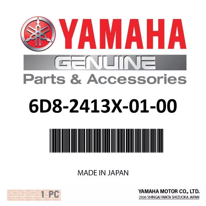 Yamaha 6D8-2413X-01-00 - Plate